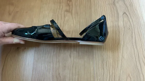 A.P.C Patent Leather Black Mary Jane Flats - Image 4