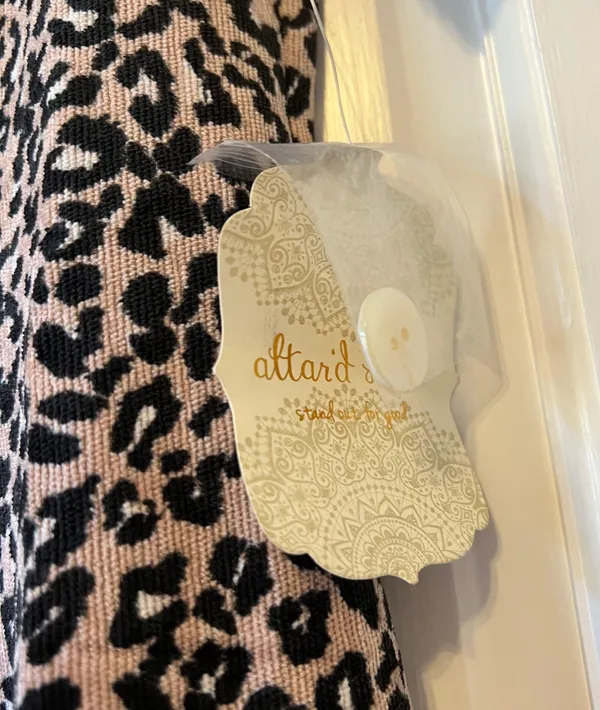 NWT Altar’d State Rosalyn Animal Print Button Front Dress - Image 4