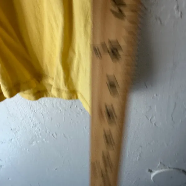 Lauren Jeans Co Ralph Lauren Butter Yellow Preppy‎ M V-Neck Logo T-Shirt - Image 8