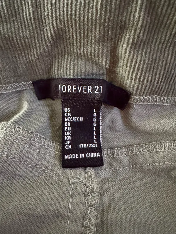 Forever 21 Green Corduroy Skirt - Image 3