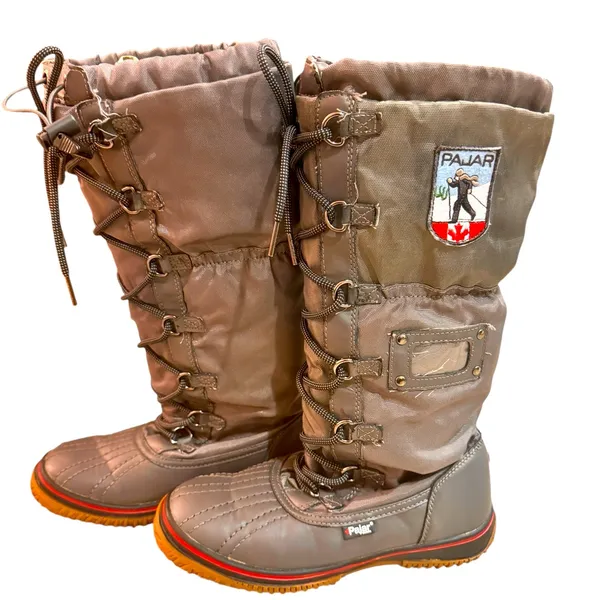 Pajar Canada Gia Waterproof Fleece Lined Snow Boots Women 37 Winter Warm in EUC - Image 4