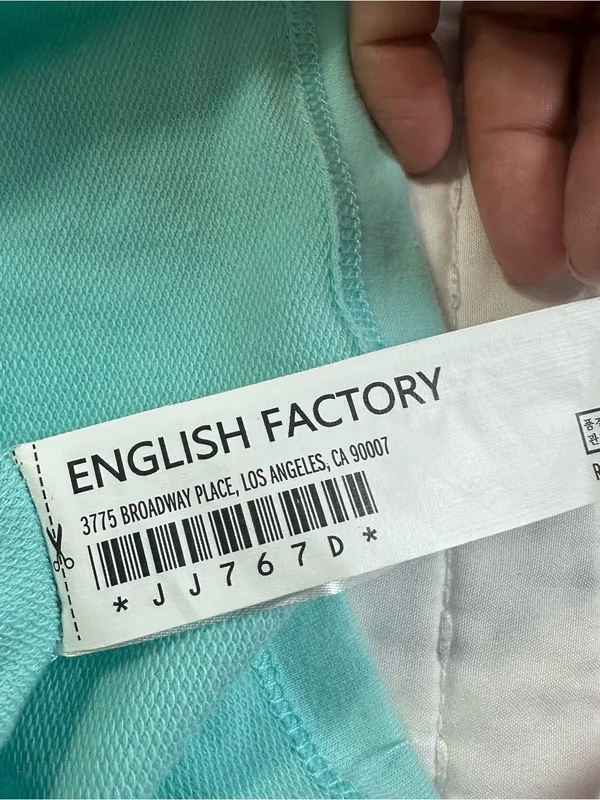 English Factory 100% Cotton Women’s XS Puff Sleeve Mini Dress in Mint Green - Image 13