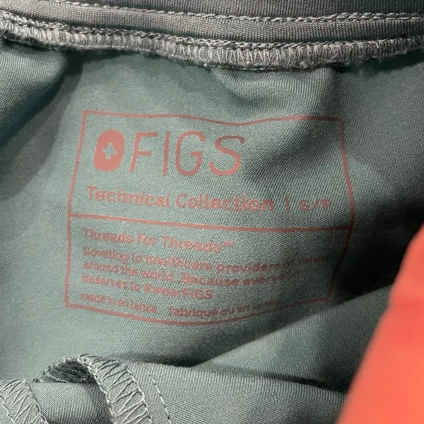 FIGS Zamora High-Rise Jogger Scrub Pant in Cactus Size Small Petite - Image 6
