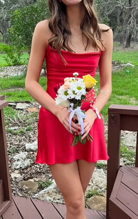 Princess Polly Mini Red Dress - Image 3