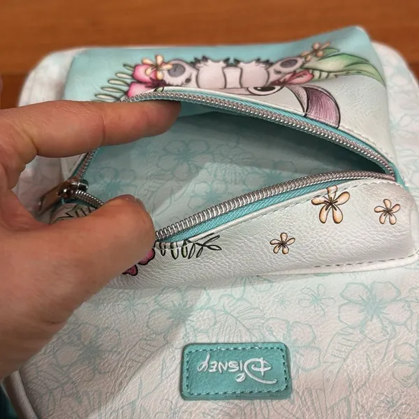 Loungefly Disney Lilo And Stitch Hibiscus Flowers‎ Sketch Mini Backpack - Image 4
