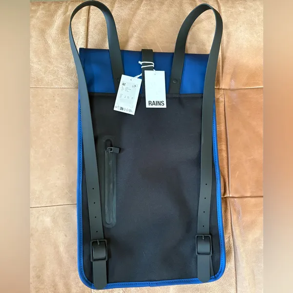 RAINS Waterproof Blue Backpack - Image 5