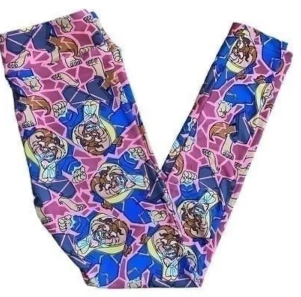Women’s One Size Disney Leggings • Beauty & The Beast Leisurewear NWOT - Image 7