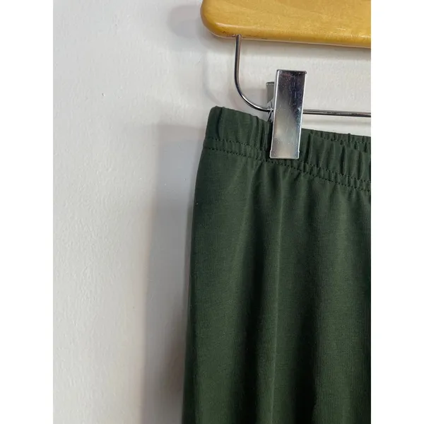 J Jill Pima Cotton Ankle Leggings Deep Olive Fall Winter Pants Neutral S New NWT - Image 3