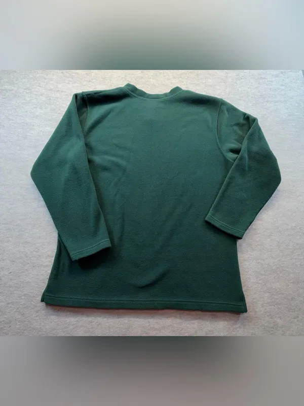 Vintage 90s Green Bay Packers Game Day Moretz Fleece Pullover Medium NFL - Image 2