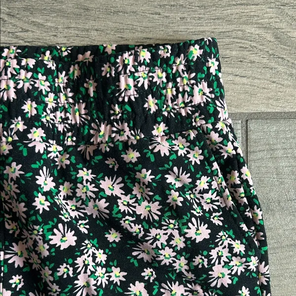 Alice + Olivia Black Floral Joggers - Image 3