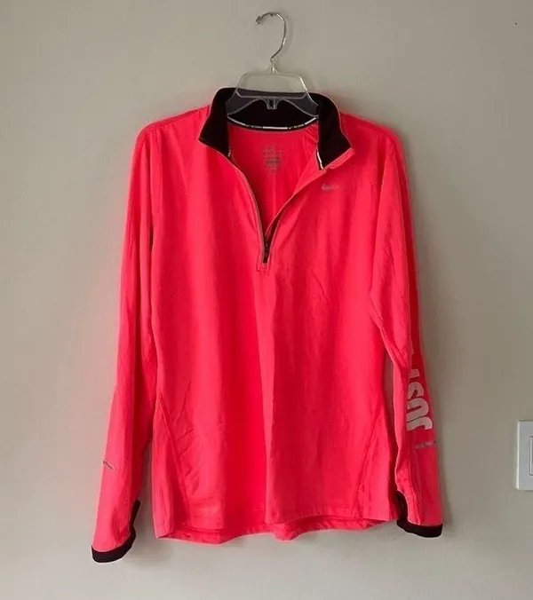 Nike Half-zip Women's Running Top Activewear Size: L - Image 9