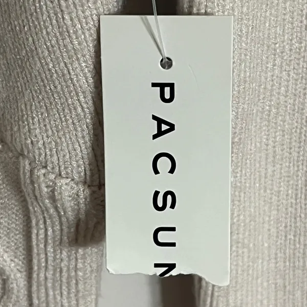 Beverly and Beck PacSun Cropped Sweater Lilac Rosebud Cable Knit Size Small‎ NEW - Image 6