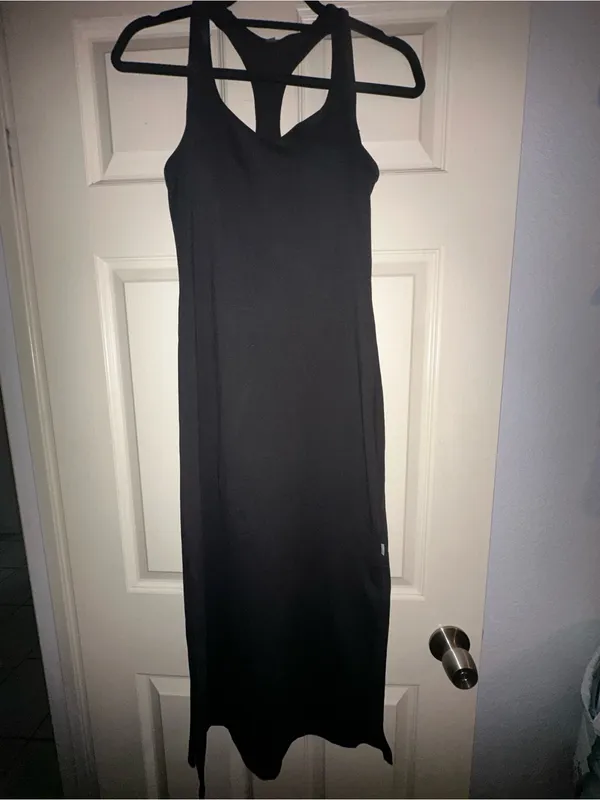 Women's Vuori Halo Black Racerback Maxi Midi Dress size XS - Image 3