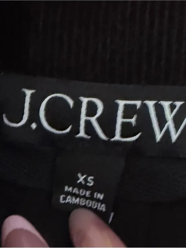 J. Crew Black Teddy Sherpa Half-Zip Jacket - Image 3