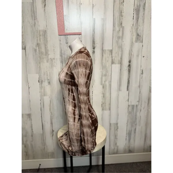 Long sleeve mini dress size L - Image 2