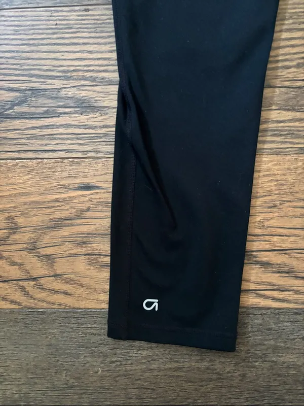 Gap Maternity Black Full Panel Leggings GapFit Blackout Cropped Women’s Size XS - Image 5