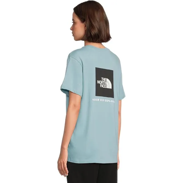 The North Face Women's Short Sleeve Box NSE T-Shirt Blue Size XL NWT - Image 8