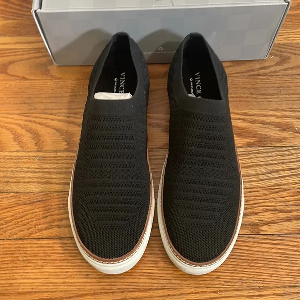 Vince Camuto Keamalla Knit Slip-On Sneakers Black Women's 11M NWT‎ - Image 2