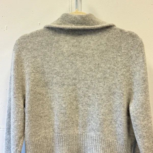 Alexandra Bartlett Angora Lambswool Blend Mohair Zip Front Cardigan Sweater Lg - Image 7
