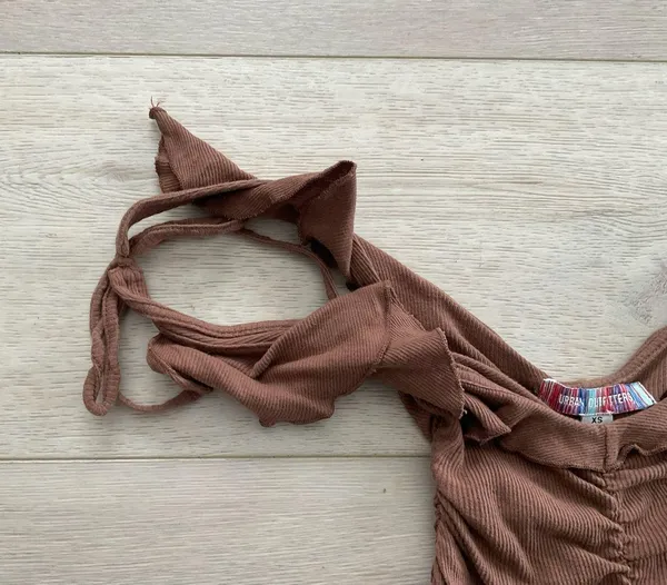 Urban Outfitters Brown Cropped Tank - Image 2