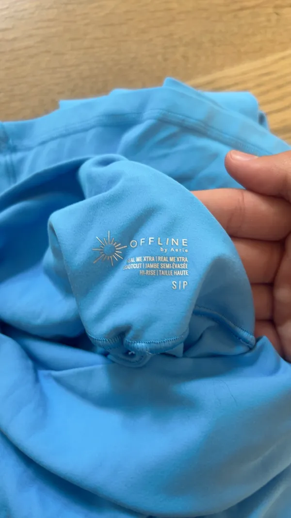 Aerie Blue Flair Leggings - Image 4