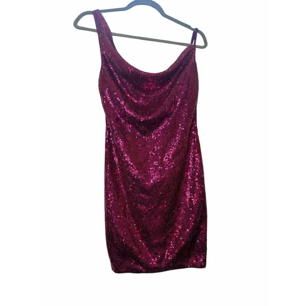 Hello Molly Pink Citadel Skies Sequin Dress - US Size 6 - Image 2