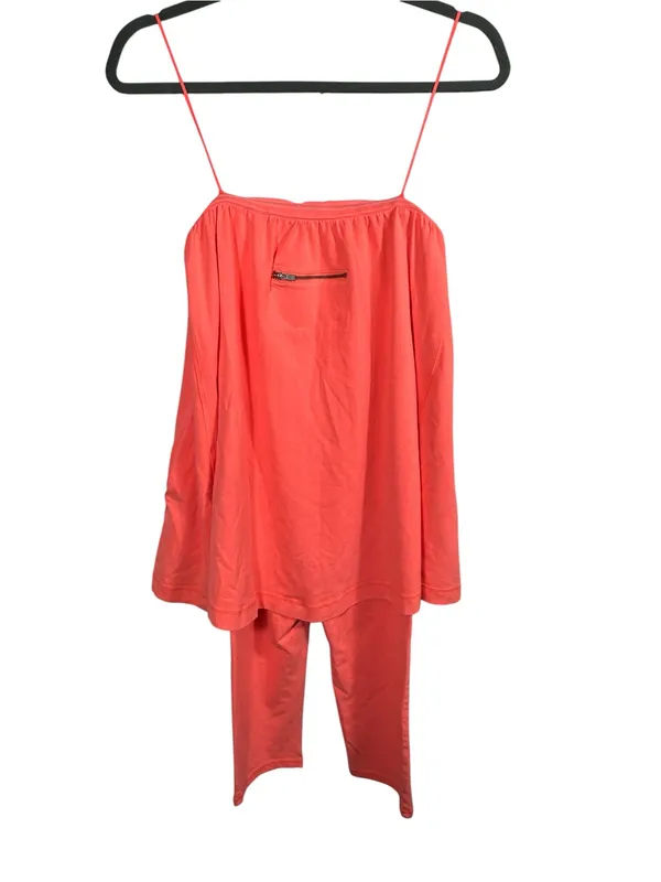 Free People‎ Hot Shot Tube Onesie Neon Coral Size Small Strapless SOLD OUT - Image 4