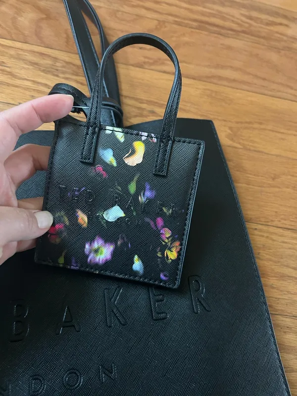 NWT Ted Baker Black Tote with matching card holder - Image 3
