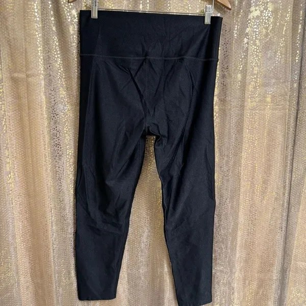 Aerie OFFLINE Ribbed Shiny High Rise Tight Fit Leggings XL - Image 2
