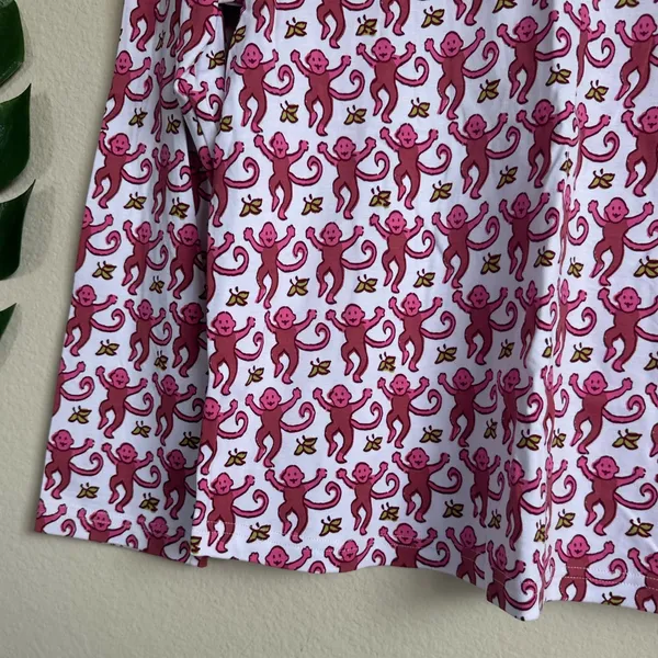 Roller Rabbit Women's Henley Monkey Print Pajama Top - Image 6