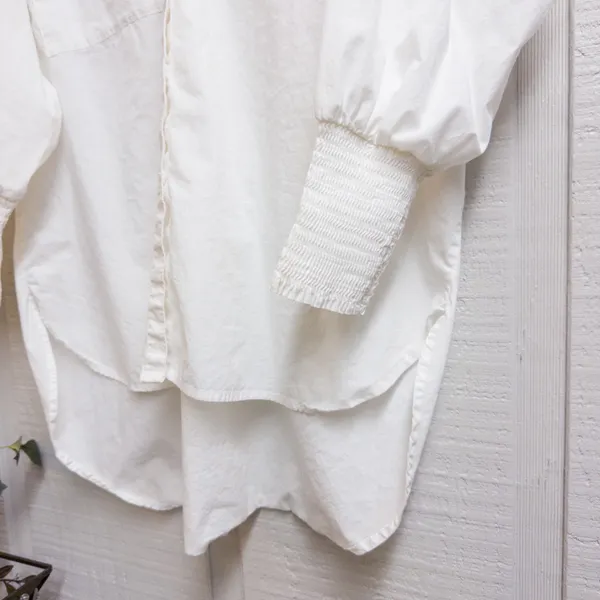 Women's White Button Up Shirt - Image 4