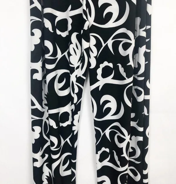 Flirt Pink Women's High Rise Floral Pants Juniors XL - Image 4