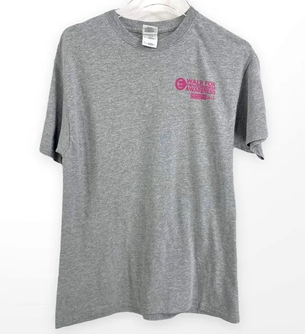 GILDAN Gray Walk For Awareness Short Sleeve T-shirt - Image 10
