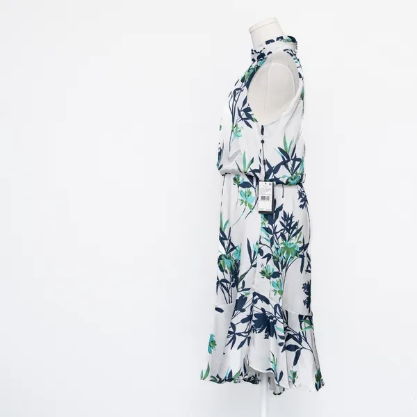 Adrianna Papell Floral Halter Midi‎ Dress - Image 9