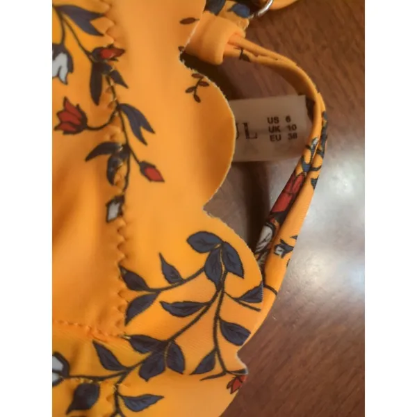 Zaful Bright Yellow  High Cut Bikini Set - Size 6 - Image 9