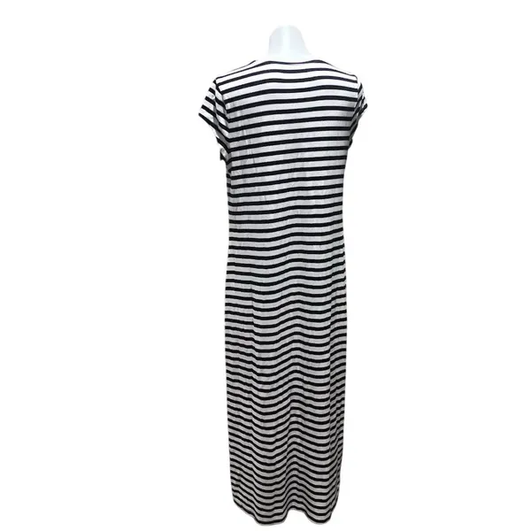 A New Day Women's Striped Maxi Dress Black & White Size XL - Image 6