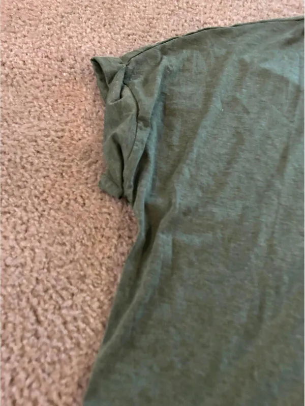 ab62 oversize army green size 2xl woman top shirt comfy - Image 2