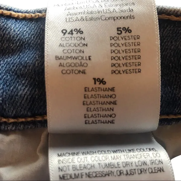 MOTHER Denim Stunner Zip Ankle Step Fray `Light Kitty Racer’ Size 27 Pre-Loved - Image 11