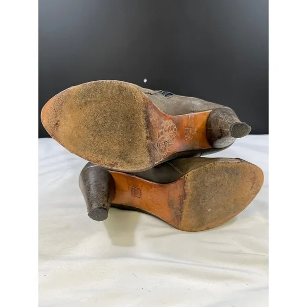 J Shoes Women's Brown Leather Shoes/Heeled Boots Size 6.5 SKU 5663 - Image 3