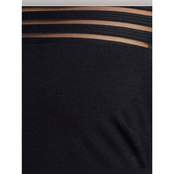 Lulus Women's Perfect Mesh Black Long Sleeve Bodycon Dress Size L (NWT) - Image 9