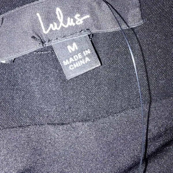 Lulu's Black and White Striped Bow Dress - Image 8