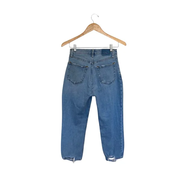 Abercrombie & Fitch The Ankle Straight Ultra High Rise Curve Love Jeans - Image 5