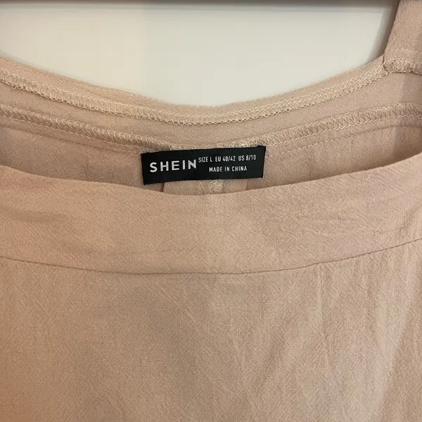 SHEIN Light Tan Sleeveless Jumpsuit - Image 3