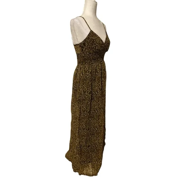 90’s vintage cheetah print maxi dress - Image 2