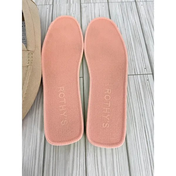 Rothy's The Driver loafers women's 10 slip on penny flat shoes sesame minimalist - Image 8