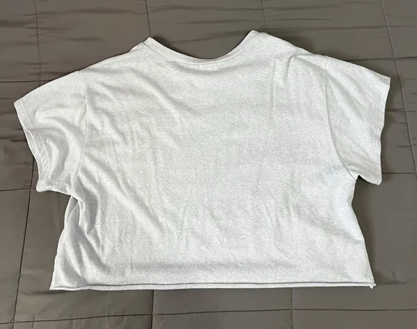 Boutique Smiley Face Shirt Gray Size M - Image 2