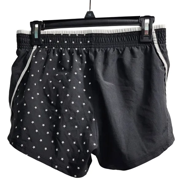 Nike Running Shorts Star Print‎ Dri-FIT Athletic Gym Black Small - Image 3