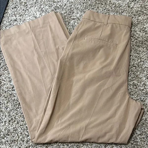 Zara wide leg Tan trousers - Image 5
