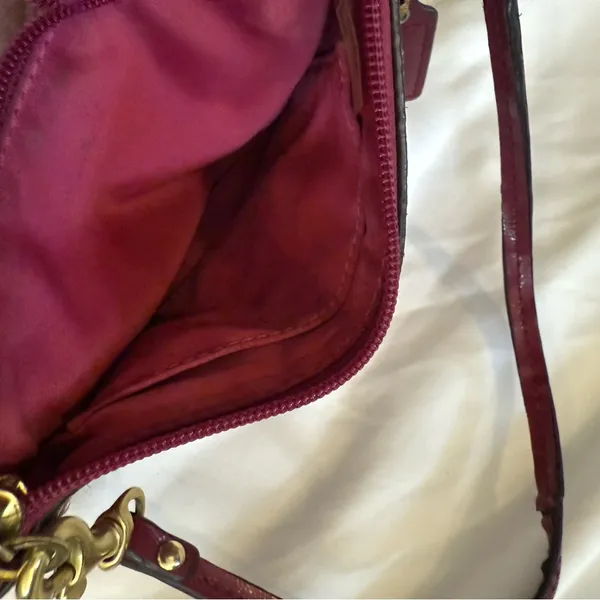 GUC Vintage Coach Snakeskin Wristlet - Image 4