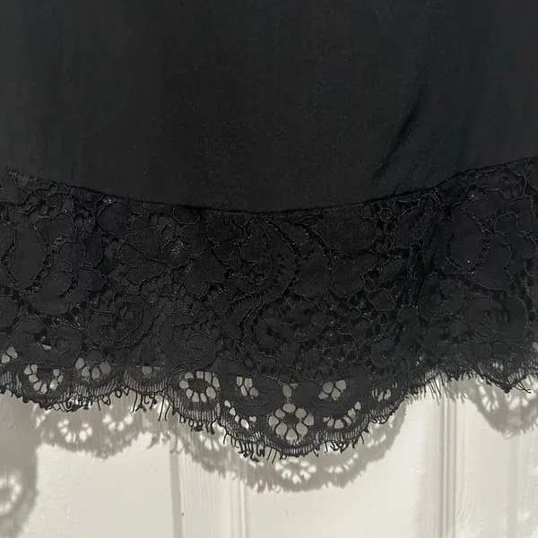 Madewell Black Asymmetrical Cut‎ Out Blouse whimsygoth gothcore romantic - Image 4